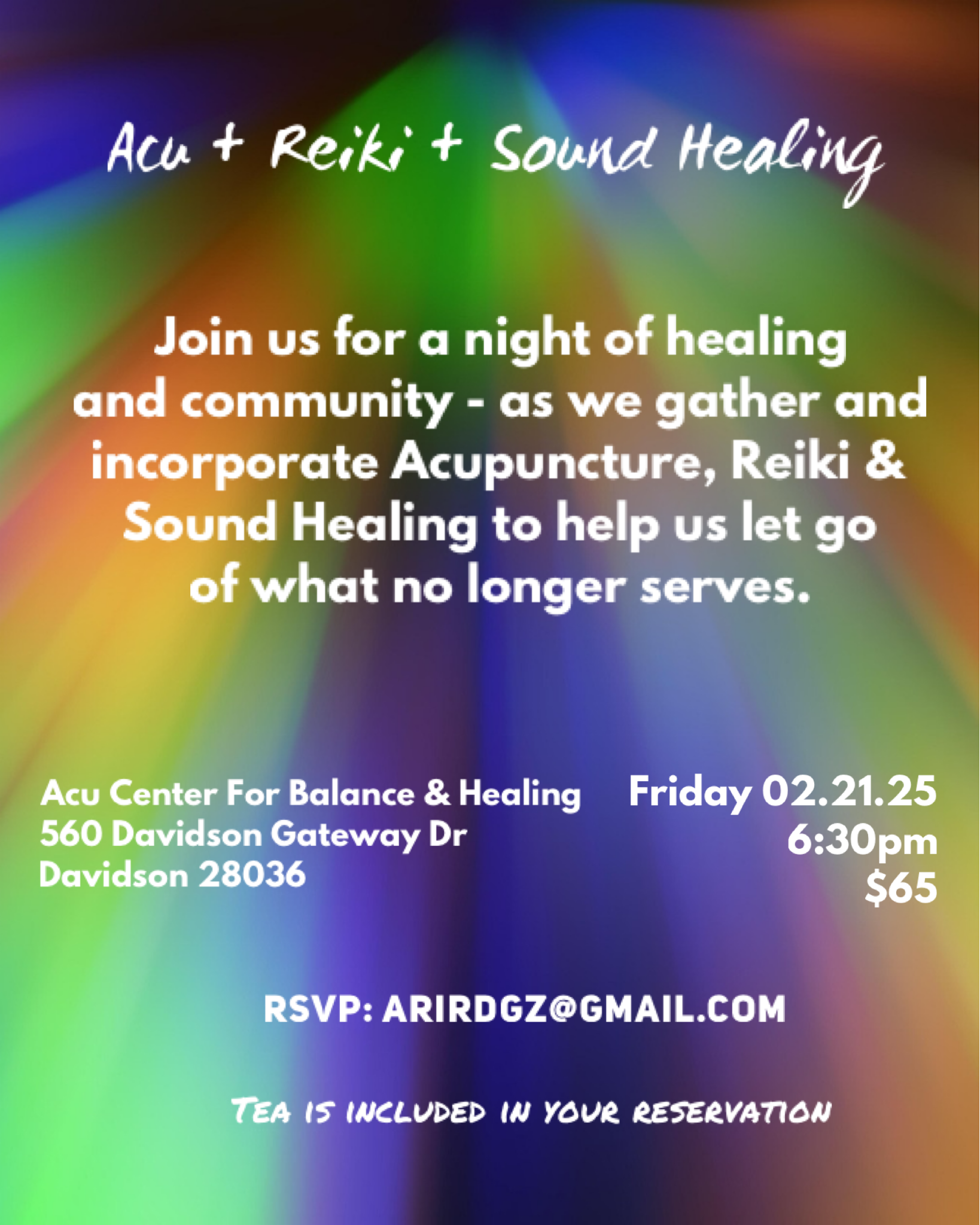 Acu + Reiki + Sound Healing Circle