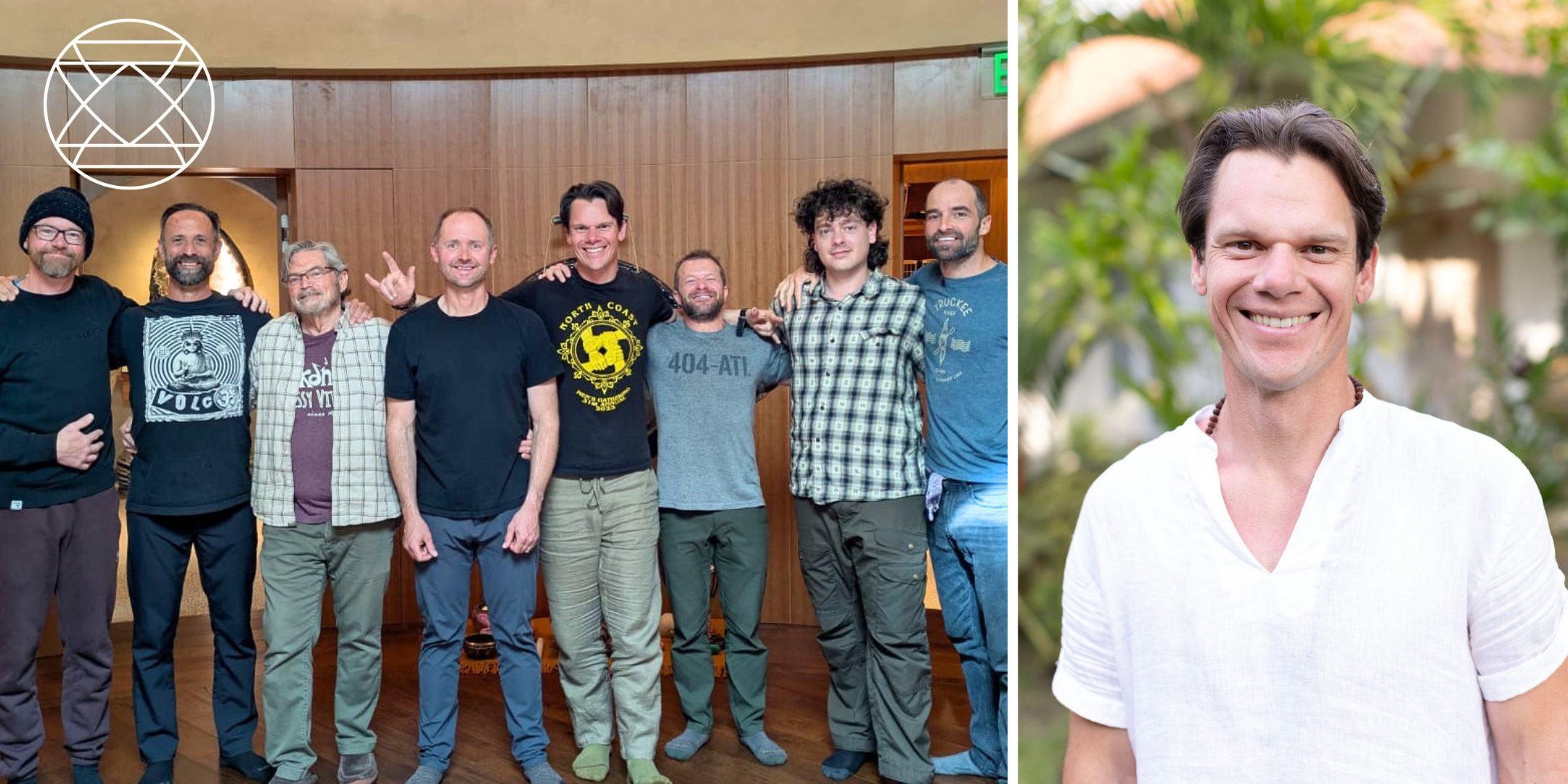 Sacred Brotherhood circle with Kyle Jason Leitzke