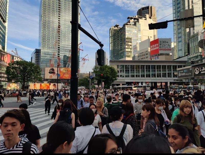 Shibuya Crossing in Tokyo, Japan