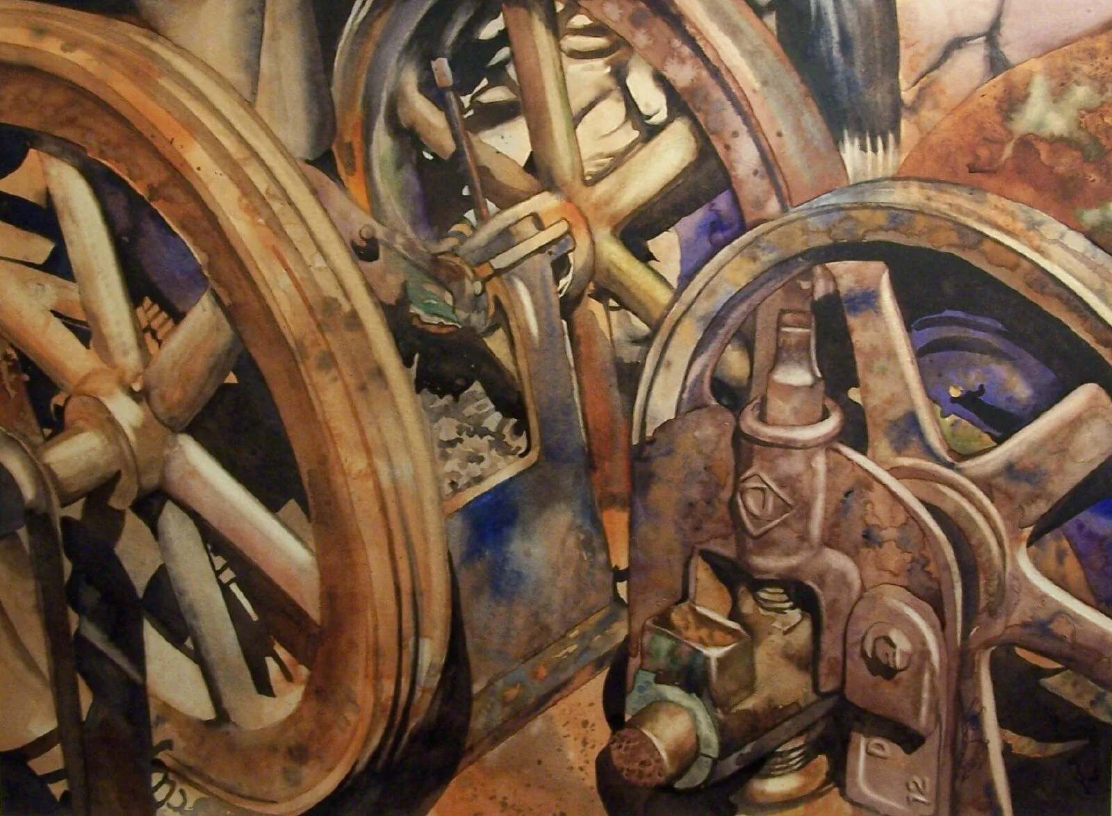 Where's my WD-40? Watercolor on 300 lb. Fabriano Artistico Extra White Cold Press Watercolor Paper