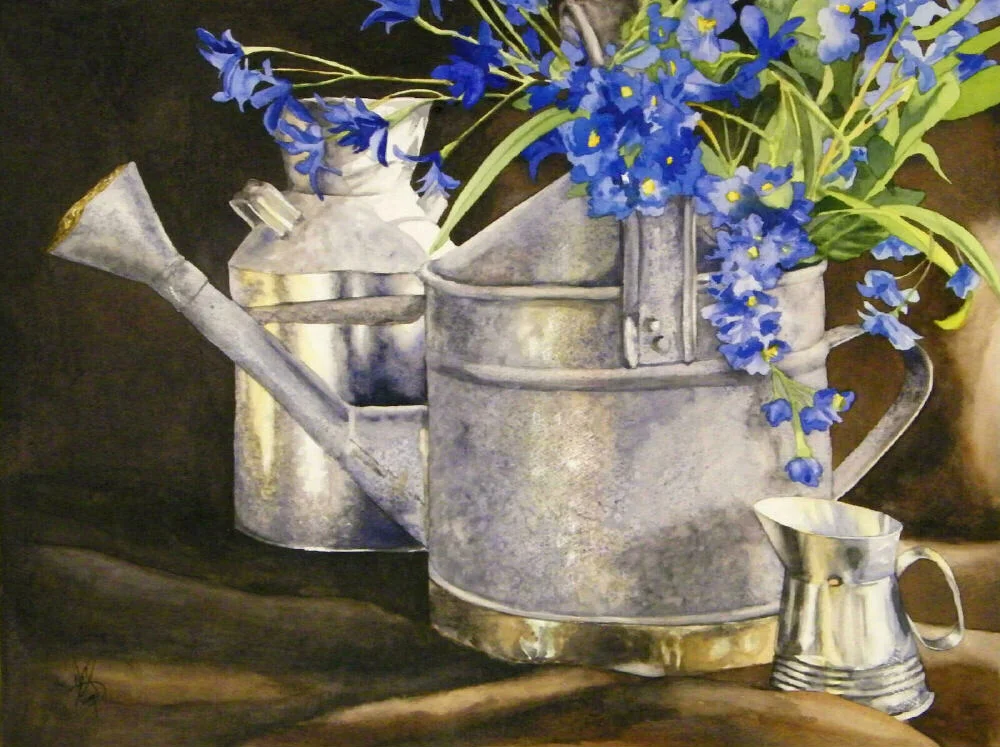 Watering Can Arrangement