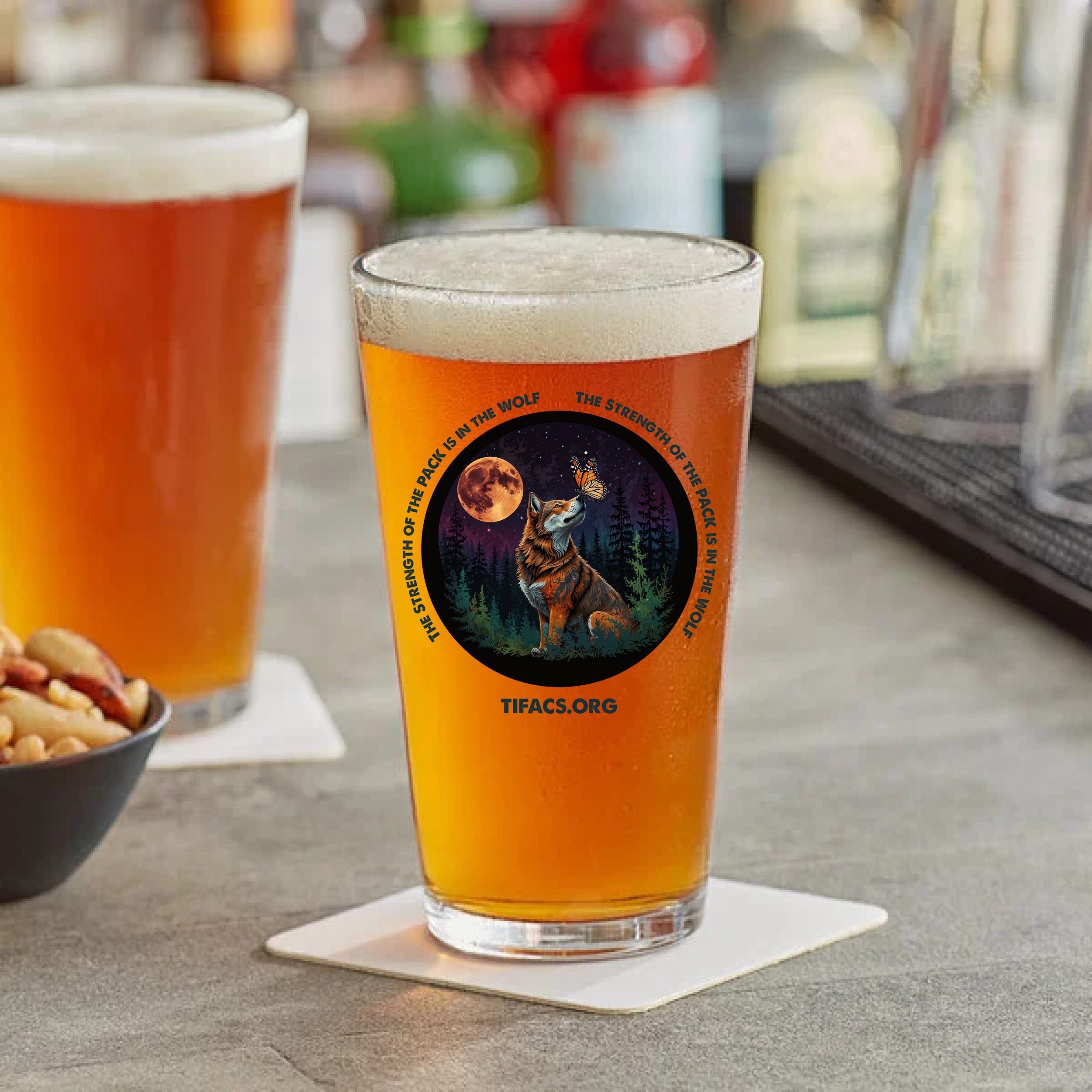 Reunited Beer Glass