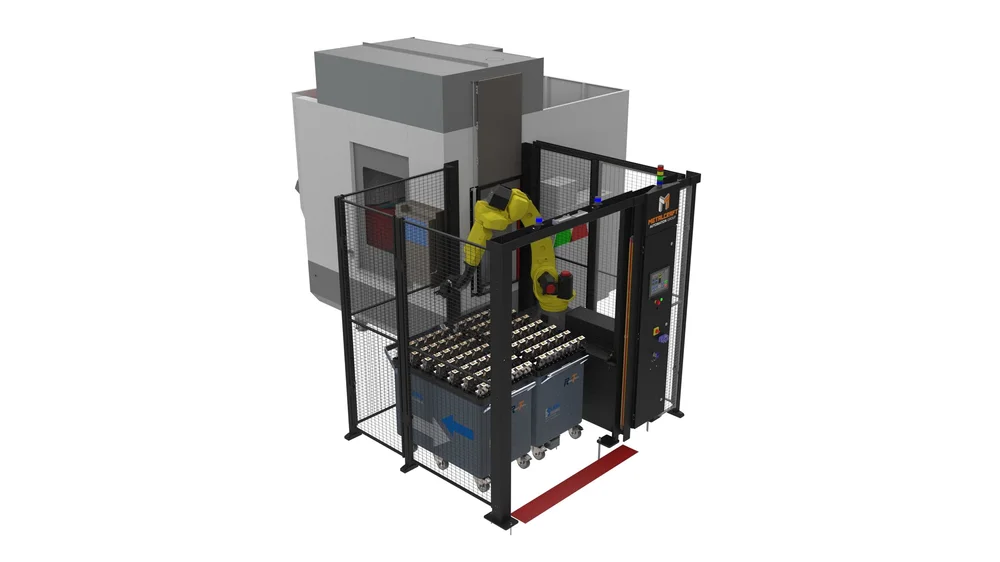 Ctex Machine Robotics RoboTrex CNC Machine Tending Robot | Metalcraft Automation