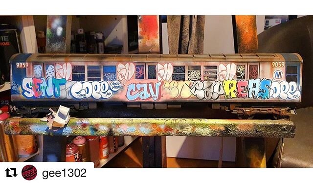 Yet another beautiful All City Style train commission by @gee1302 - very hard to tell that this is only 20&rdquo; long! Grab your own blank ACS at bigshottoyshop.com #Repost @gee1302 with @get_repost
・・・
Latest #allcitystyle commission. Had a lot of 
