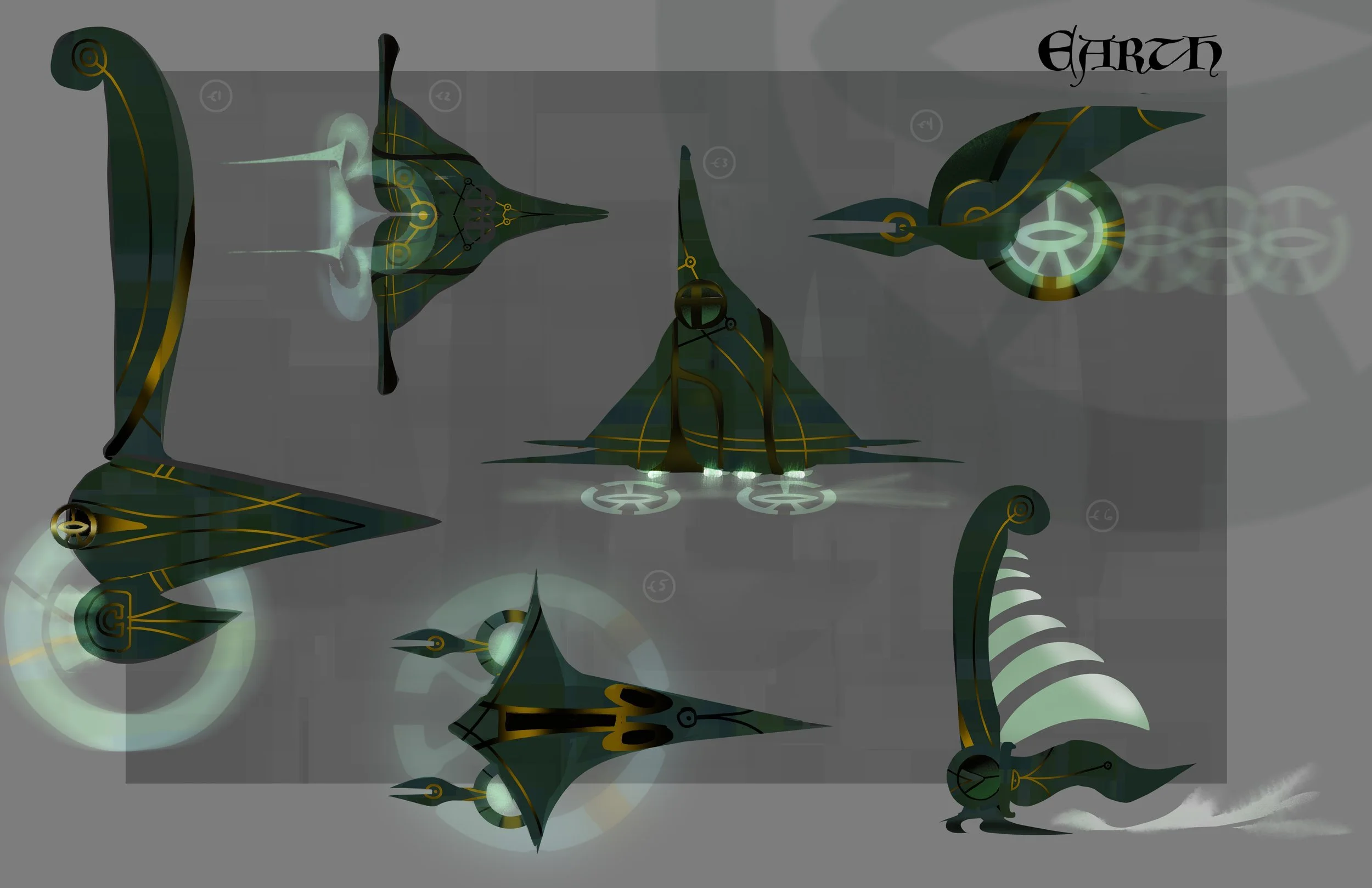 Mage ship designs