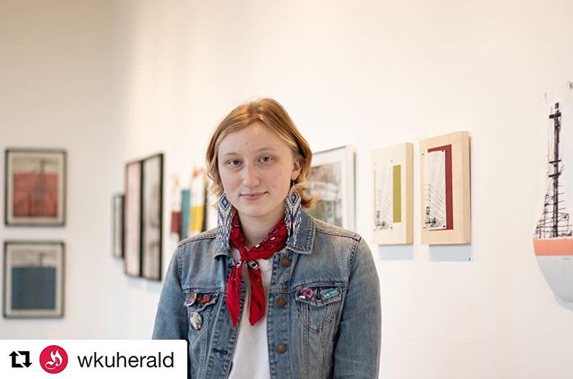 Super excited to be featured on the WKU Herald IG!!!! Repost @wkuherald with @get_repost
・・・
Marlee Jones is a WKU printmaking student who currently has her art displayed at The Downing Museum. The display will continue till April 20th with a fair we