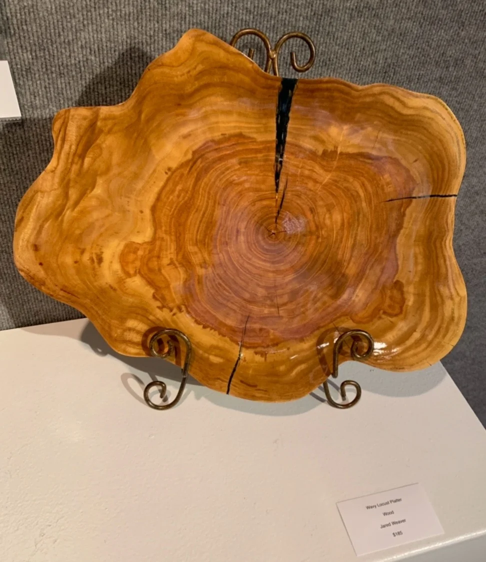 "Wavy Locust Platter", Jared Weaver