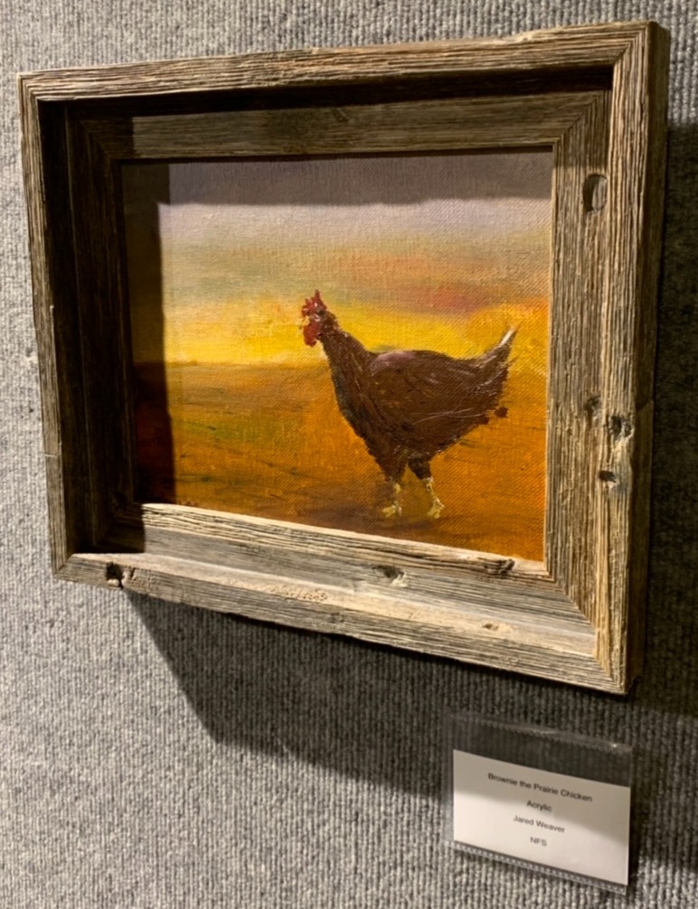 "Brownie the Prairie Chicken", Jared Weaver