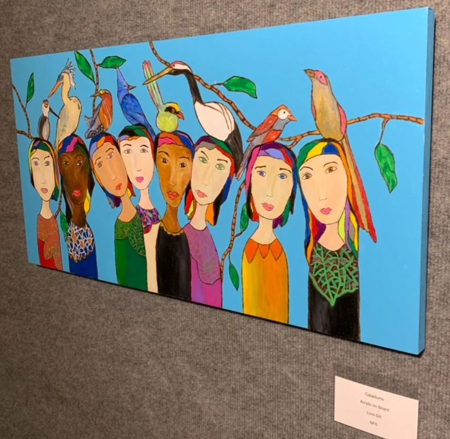 "Birds of Many Feathers", Lora Gill