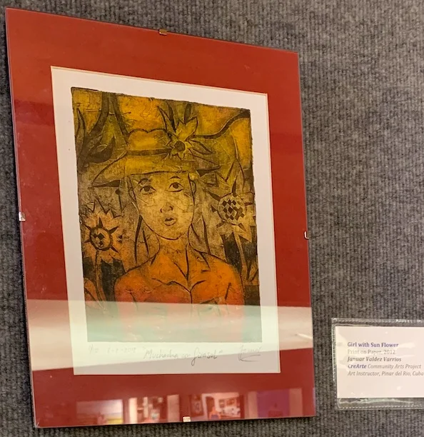 Girl with Sun Flower