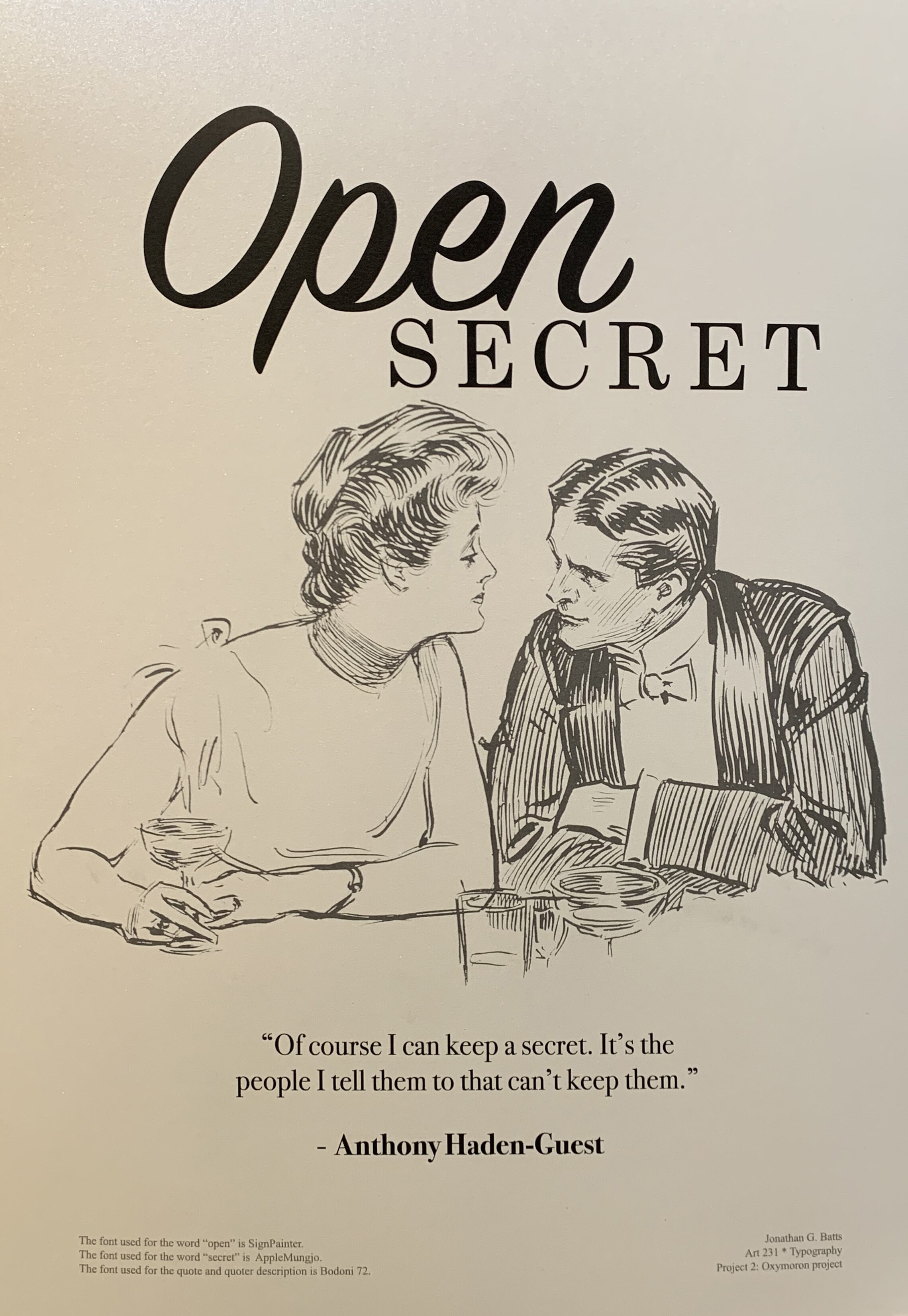 Jonathan Batts, "Open Secret"