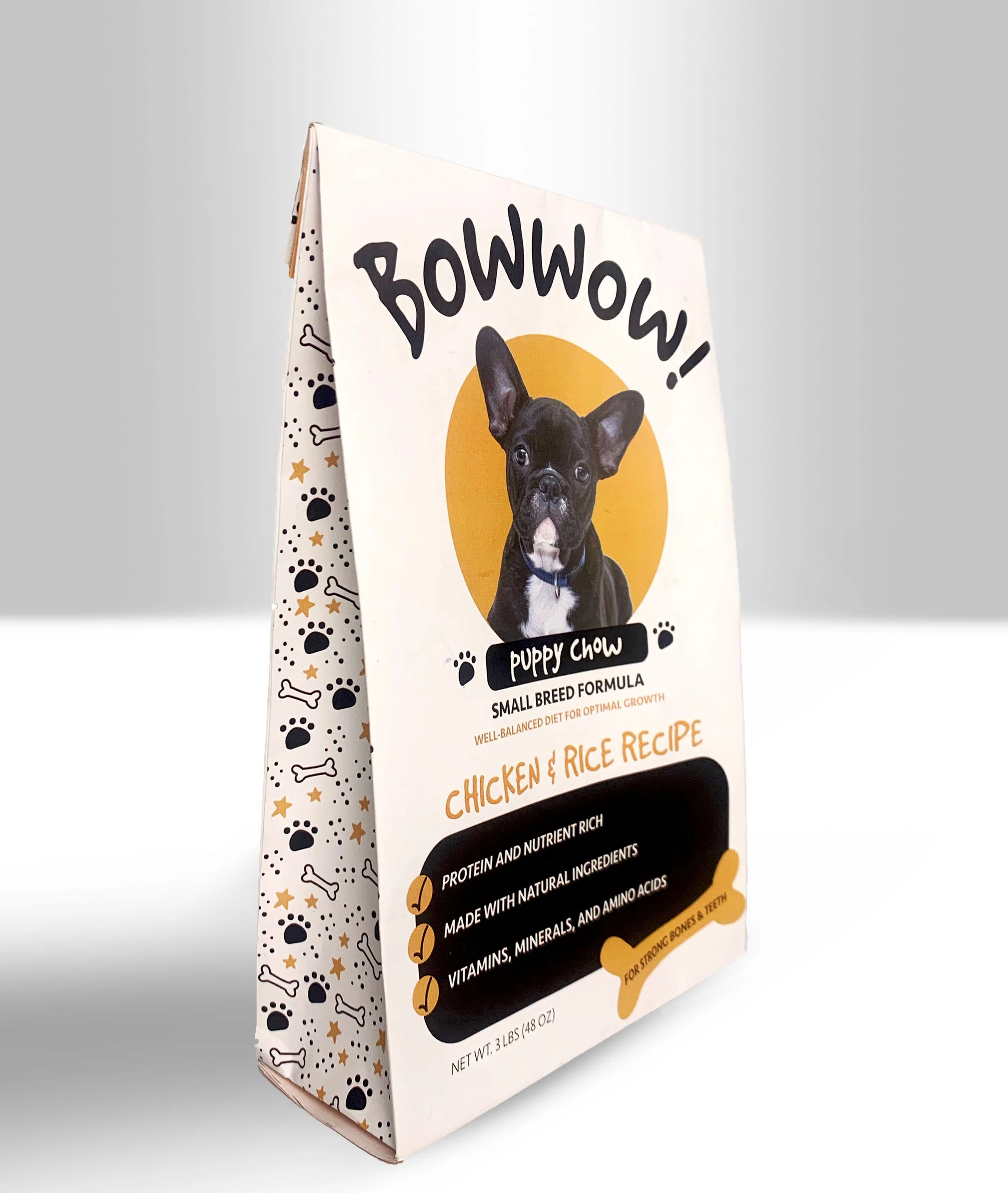 "Bowwow! Puppy Chow front"