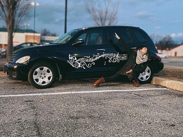 Our gig tonight was blessed by the sighting of this rock n roll chariot yesterday 🙏 Come out and witness the extra swagger we have from this cosmic occurrence! We&rsquo;re at @funhouse_bethlehem with @sicmanofva and #crescentmoon - the magic starts 