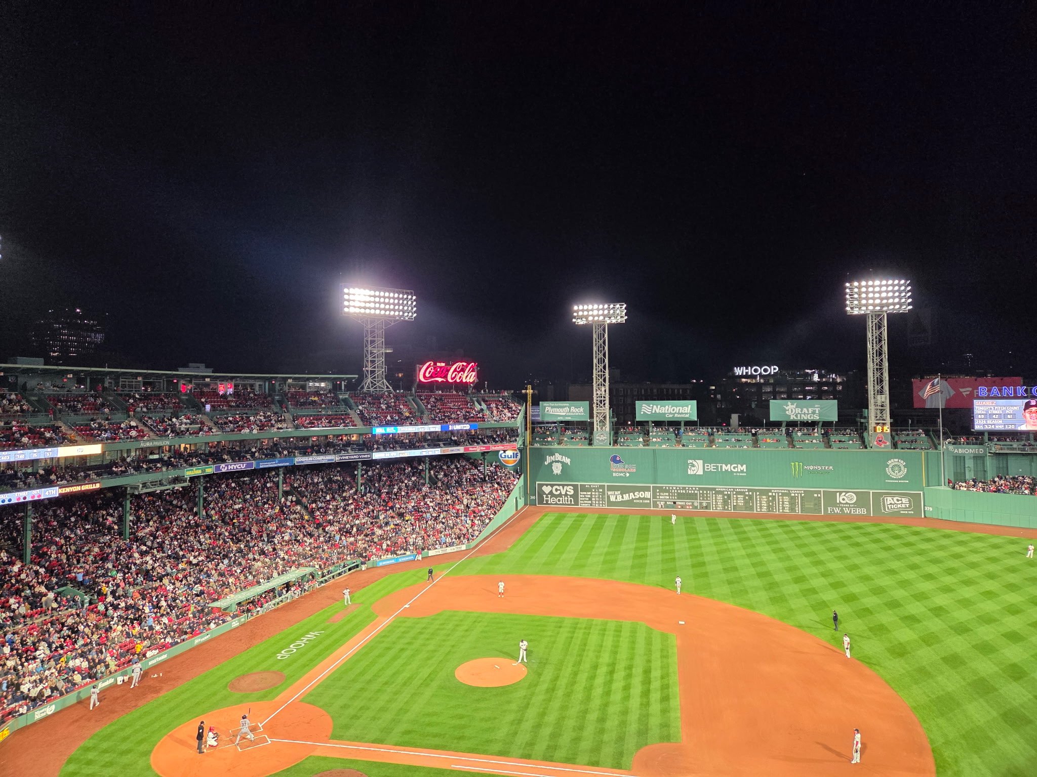 Boston Red Sox, Fenway Park, Night Game