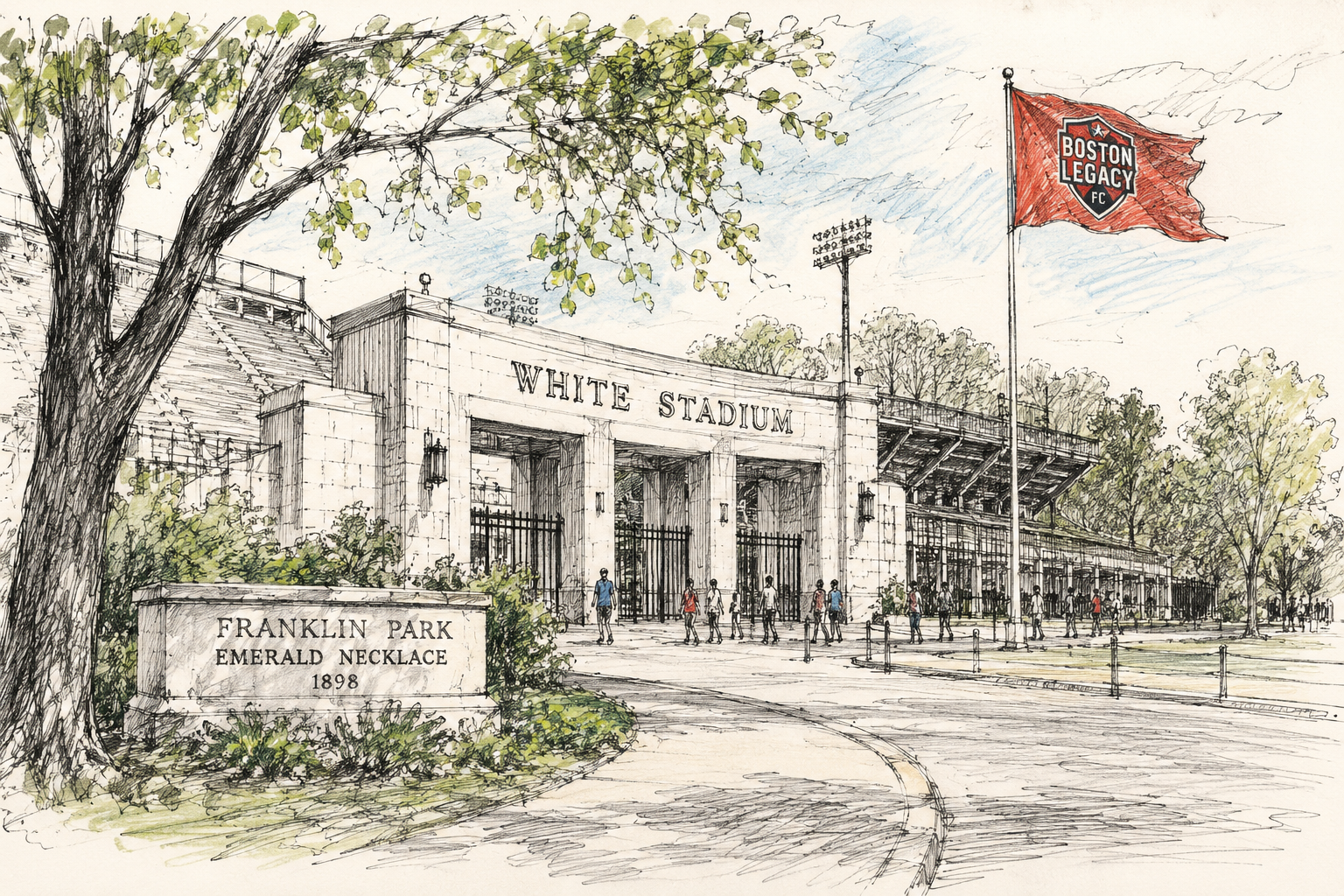 The Boston Stadium Hidden Inside an Olmsted Park Is About to Begin a Second Life