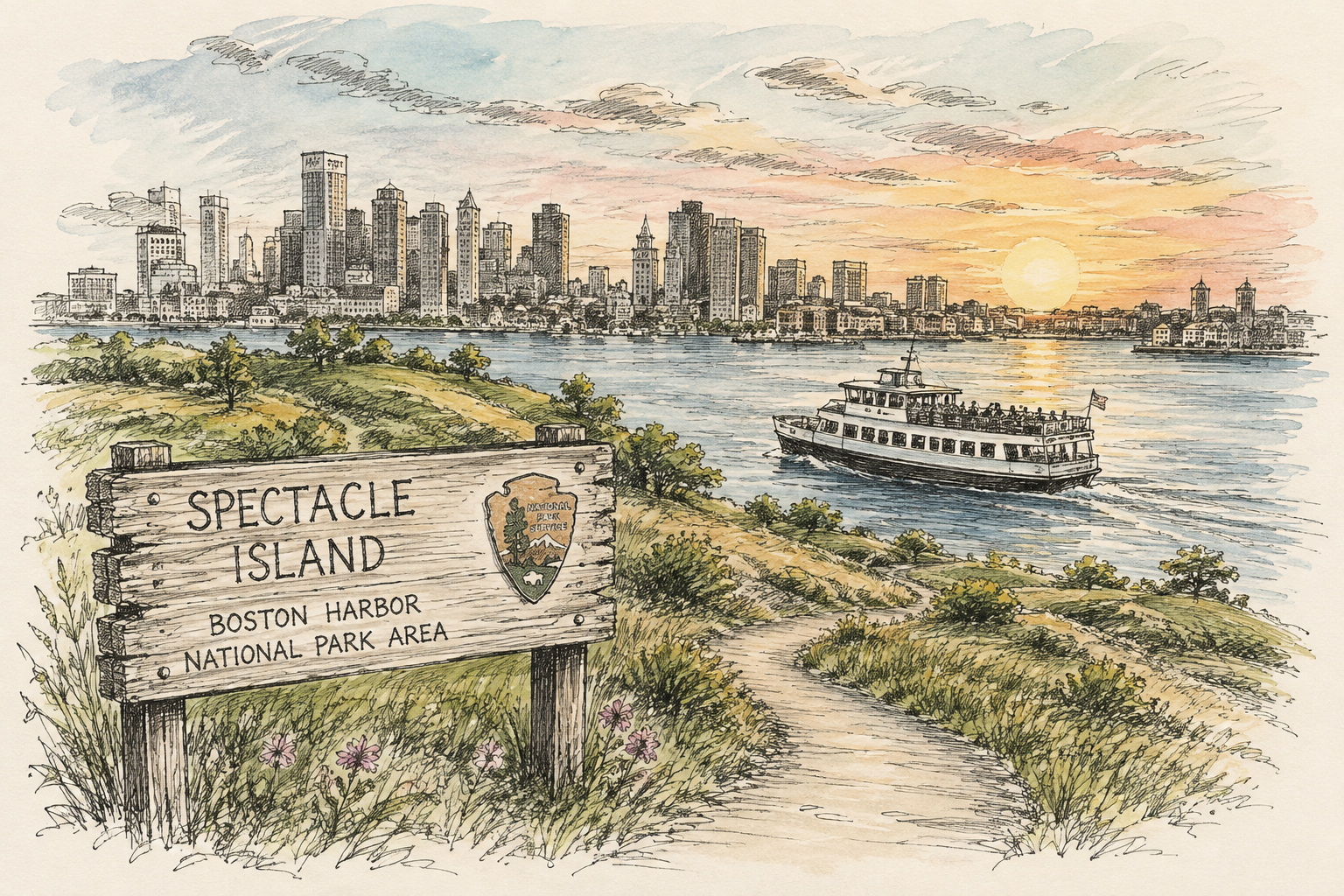 One of Boston’s Best Summer Nights Requires Getting on a Ferry
