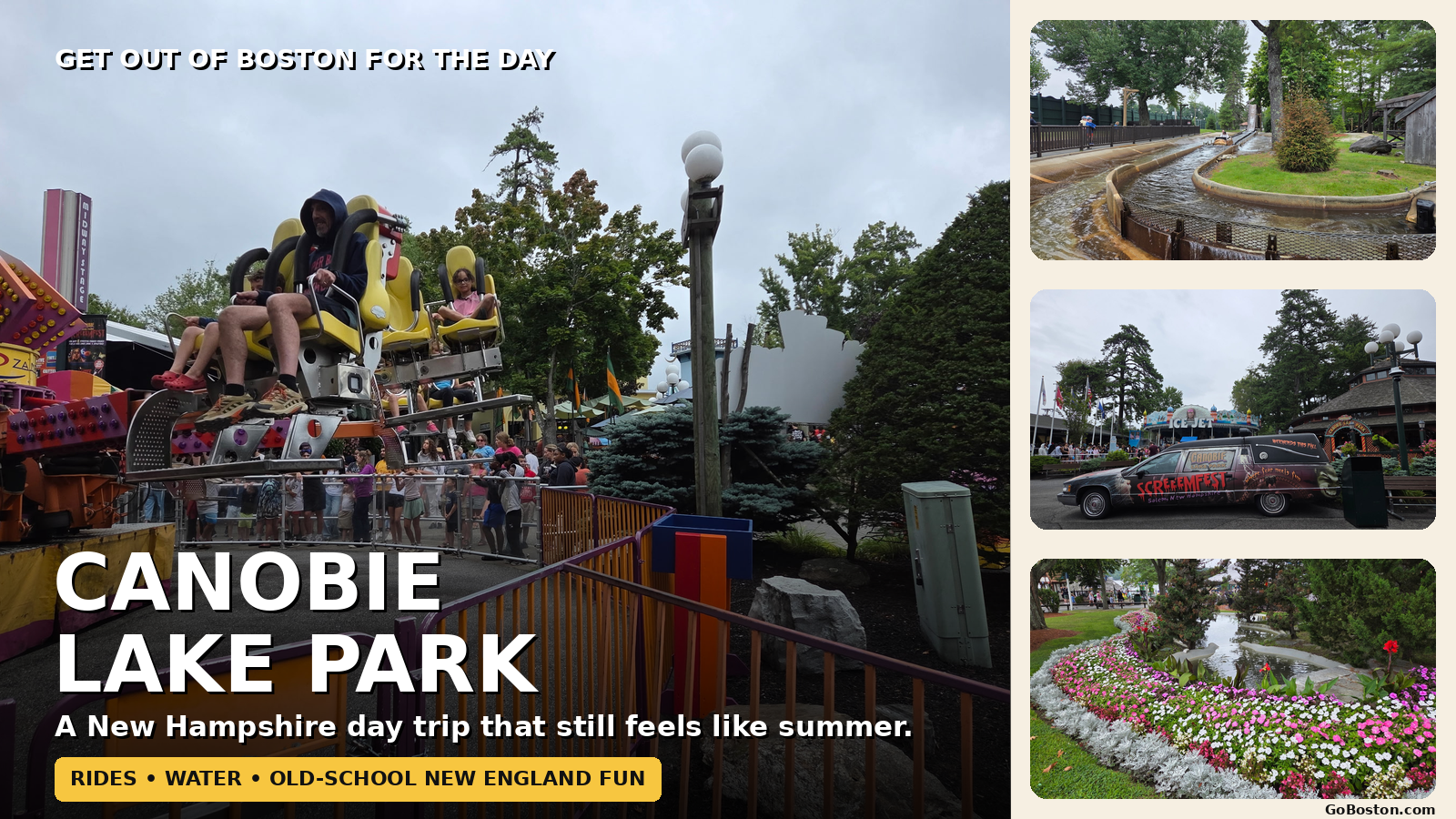 Get Out of Boston for the Day: Canobie Lake Park