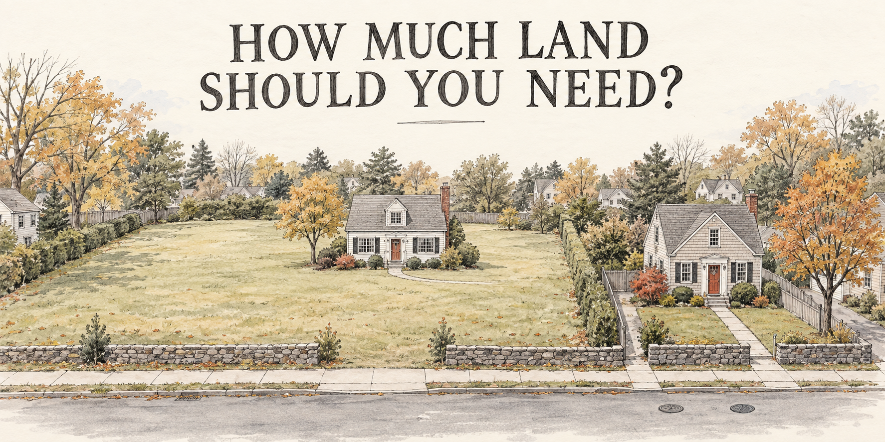 How Much Land Should You Need to Build a House in Massachusetts?