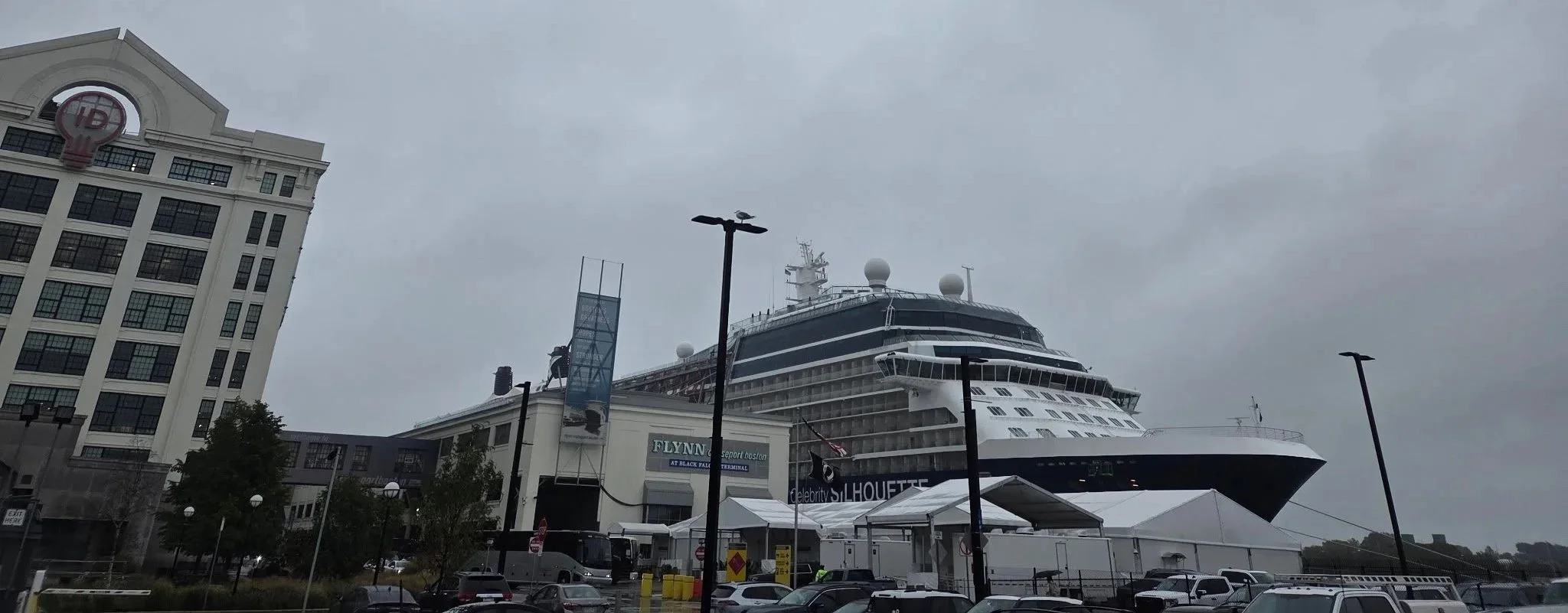 A Rainy Morning at Flynn Cruiseport Boston