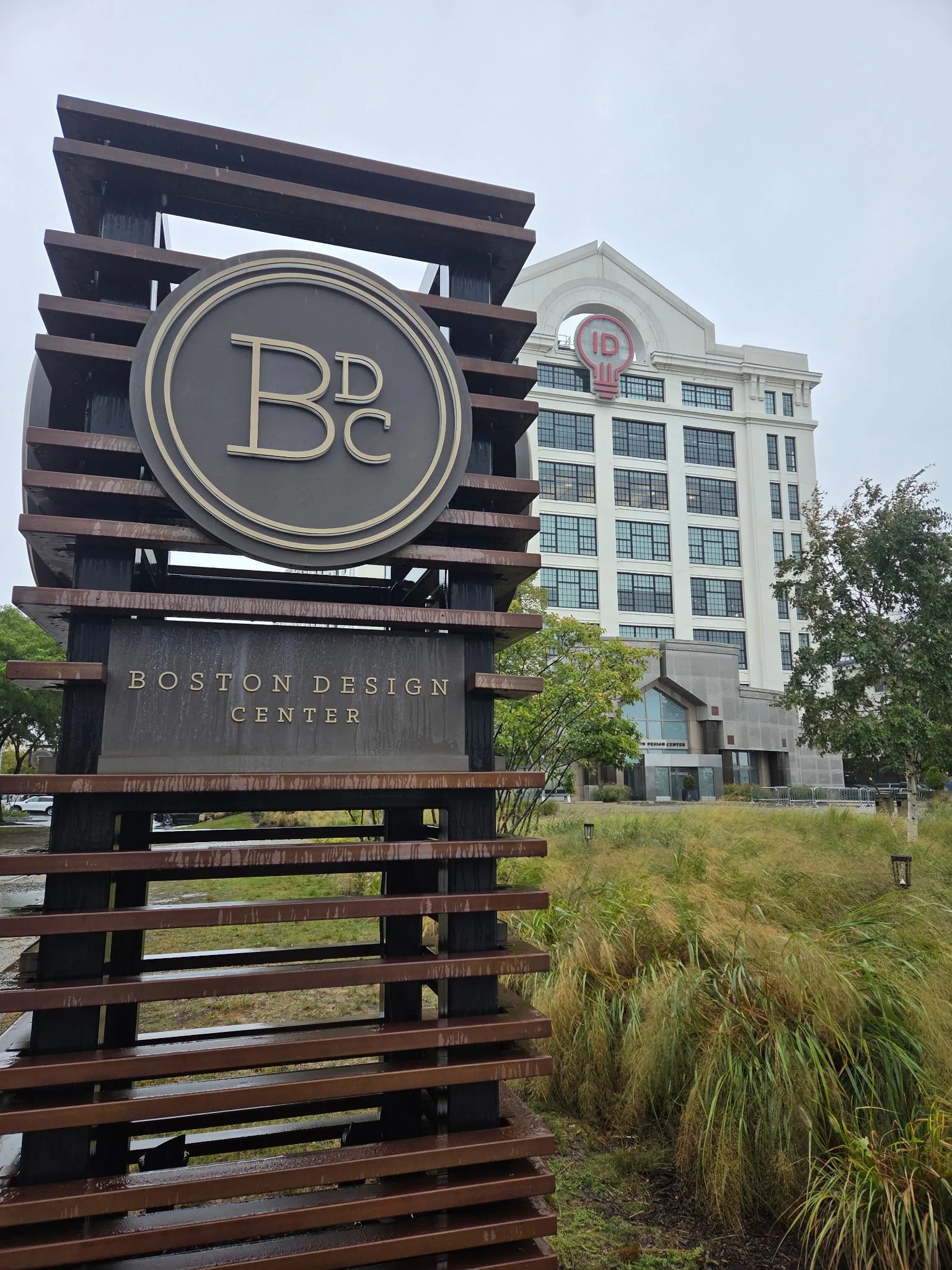 The Boston Design Center in the Seaport, one of the neighborhood's most recognizable large-scale industrial buildings.