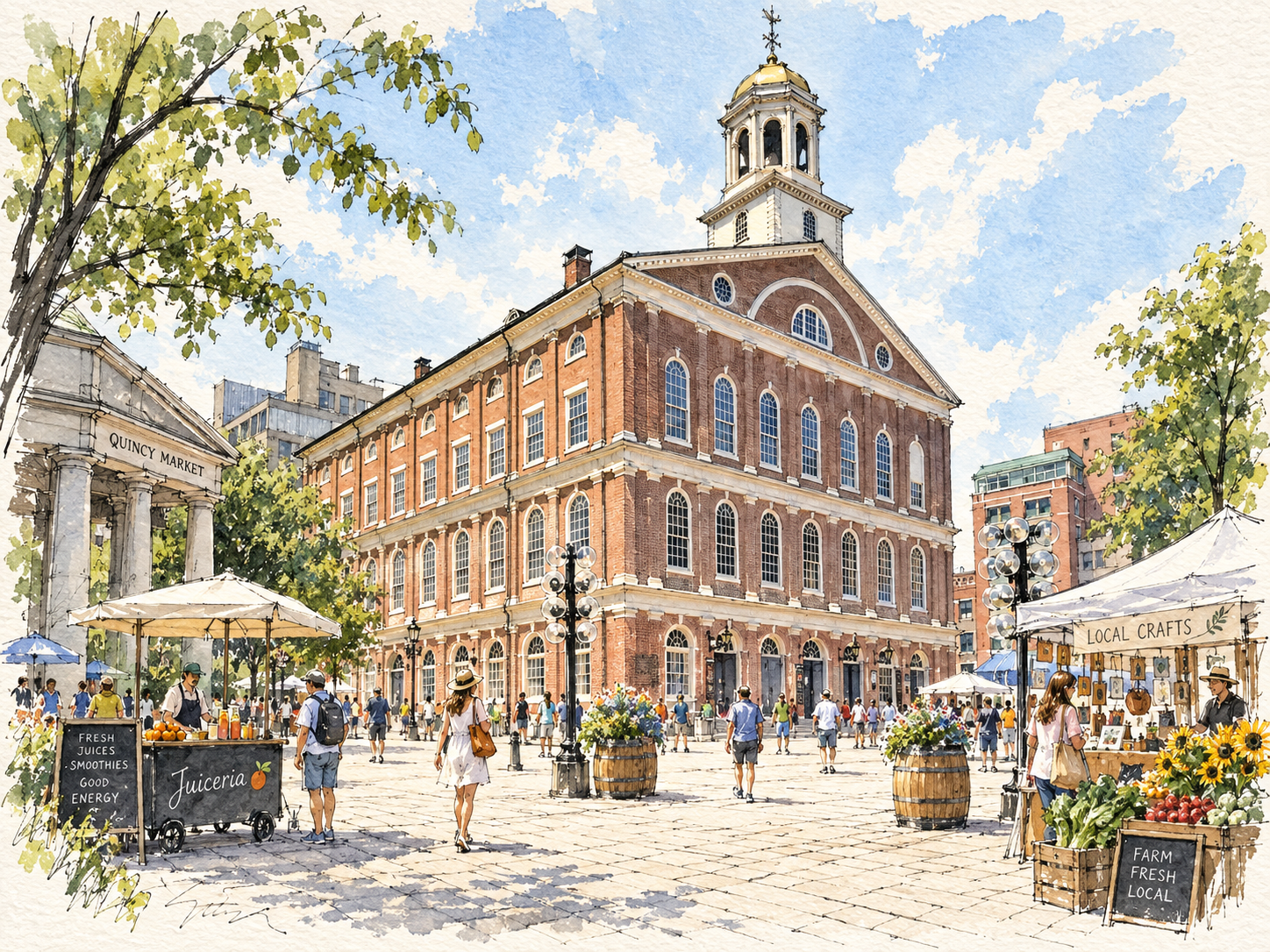 Faneuil Hall, Boston, Massachusetts