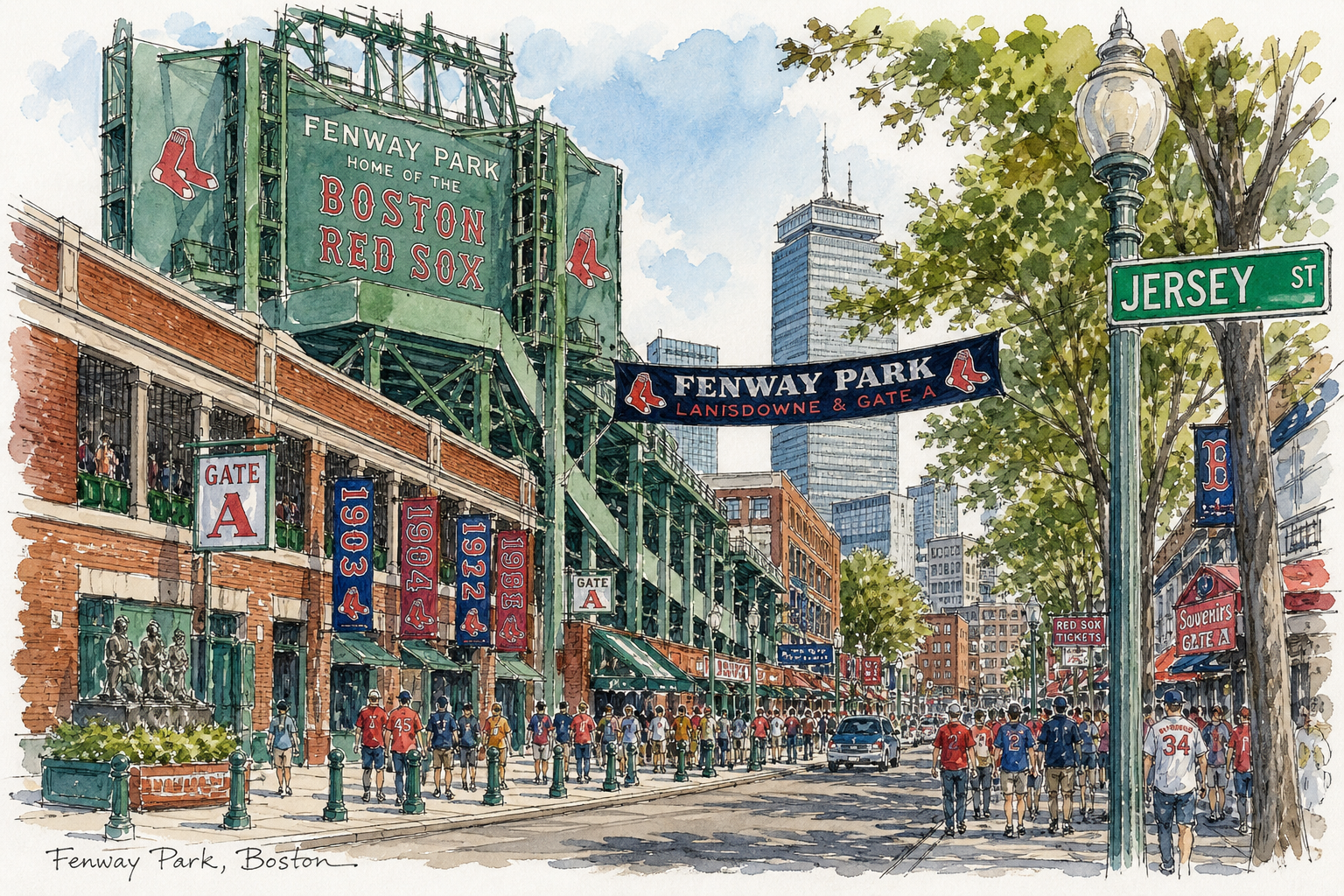 Boston Red Sox, Fenway Park, Boston, Massachusetts