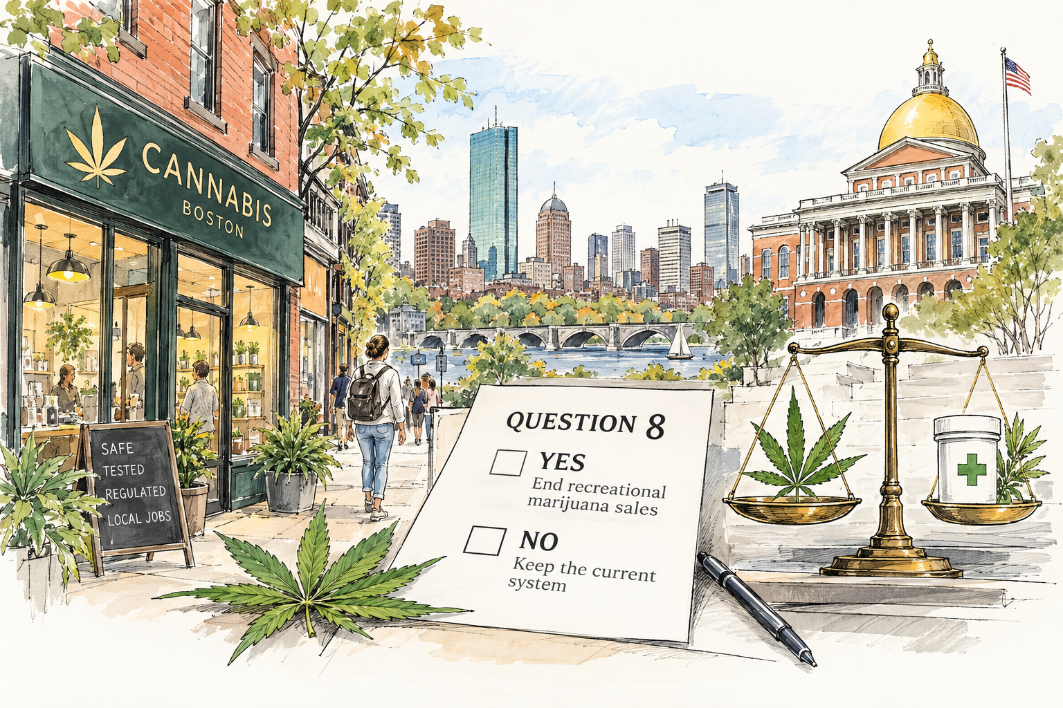 Massachusetts Question 8: Ten Years After Legalizing Marijuana, Are We About to Shut Down the Stores?