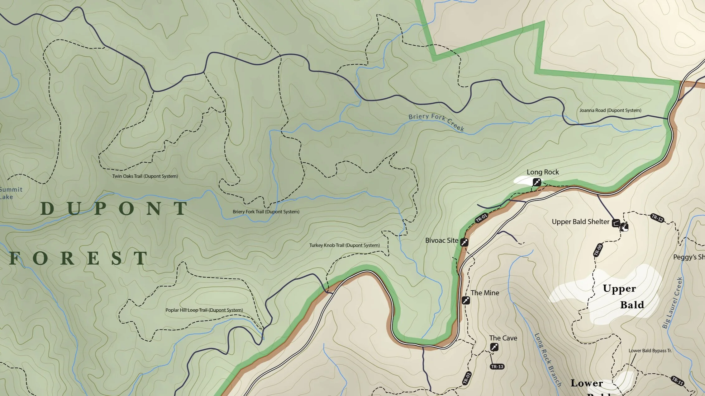 Trail maps w/ GRP