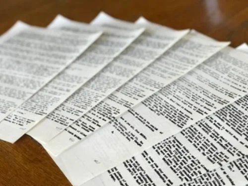 Copies of the original letters