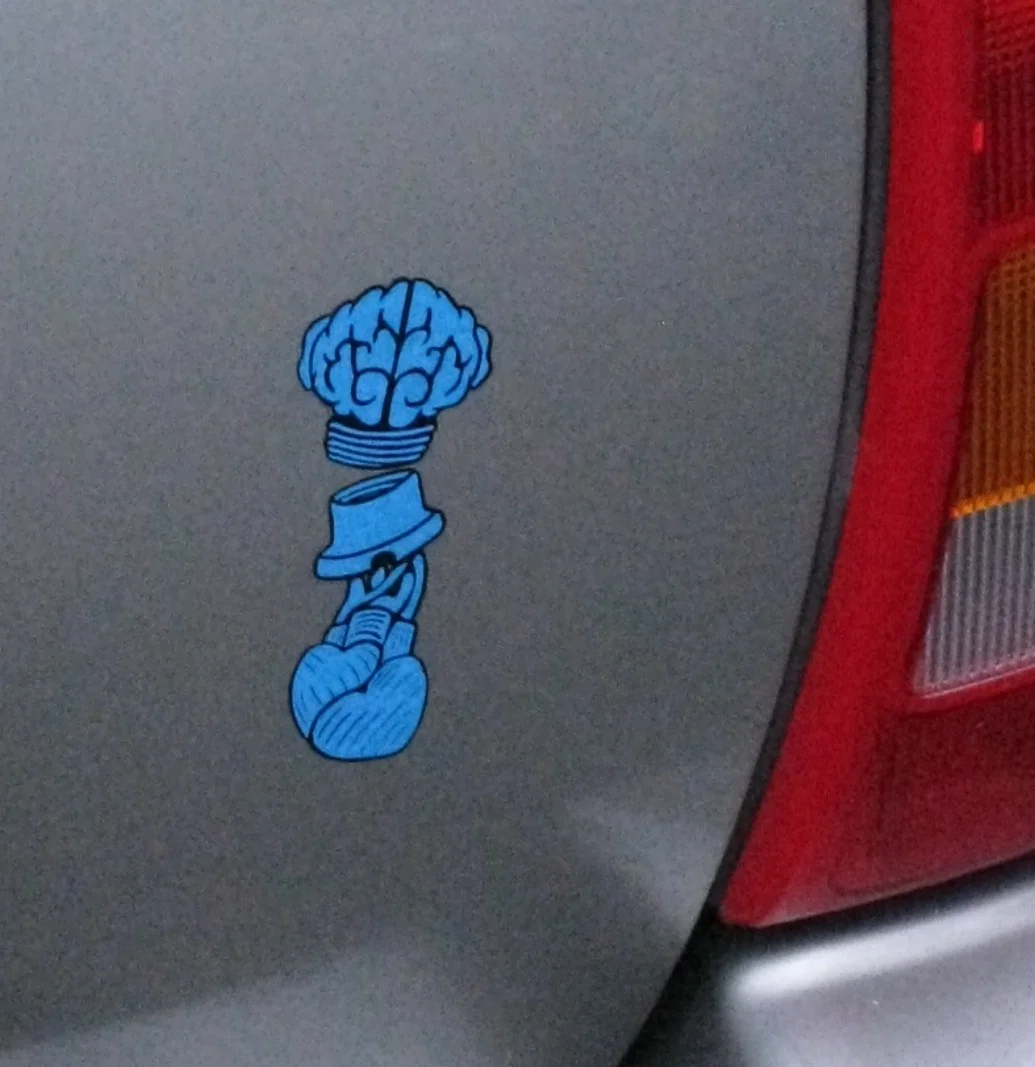  Customer wanted this toon painted on his Jeep. Not my design - unknown artist. 