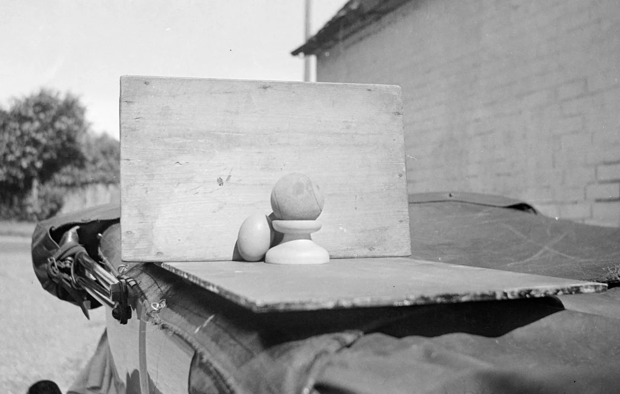 Paul Nash, ‘Still life on car roof’, c1934, Tate Gallery.