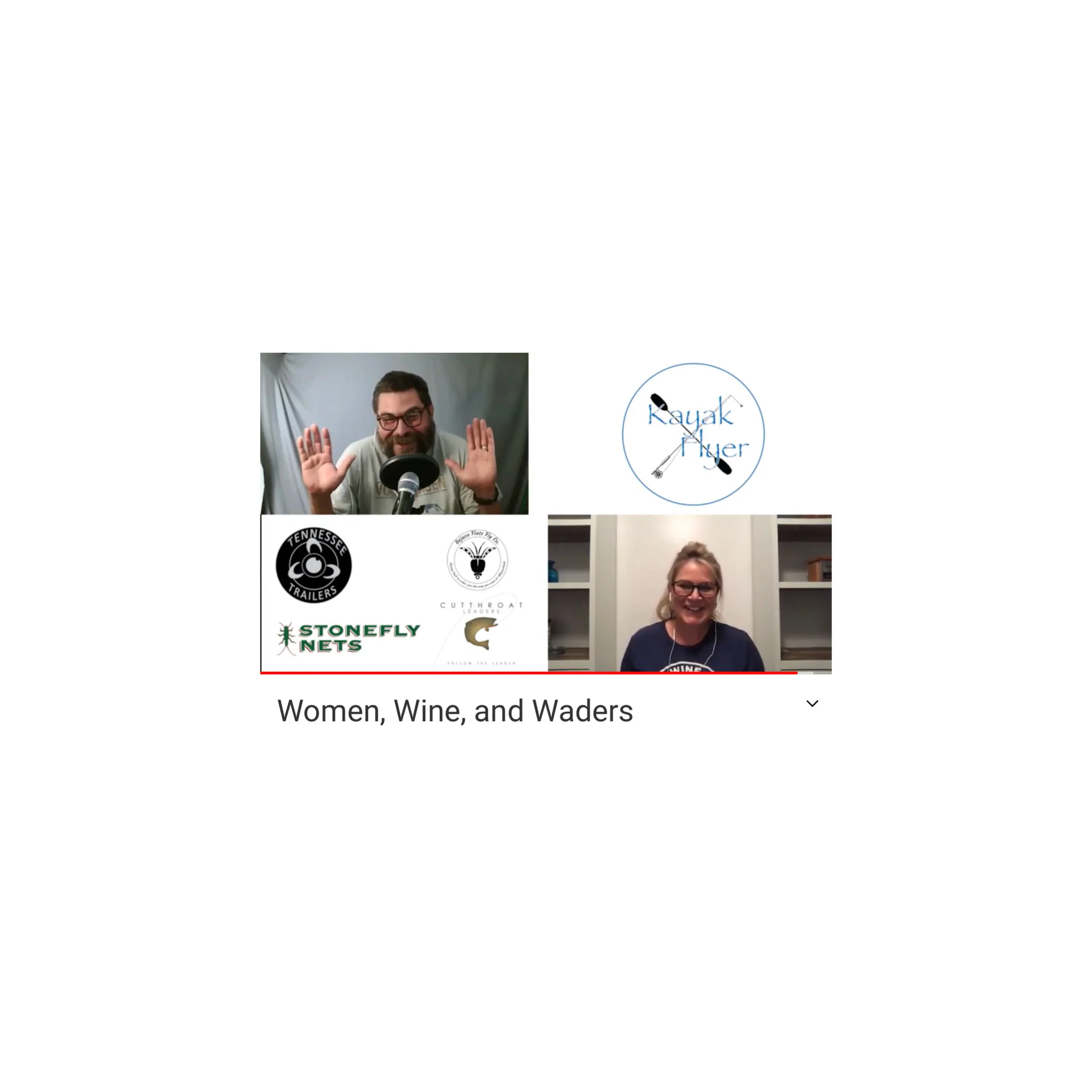 Kayak Flyer - Women Wine &amp; Waders