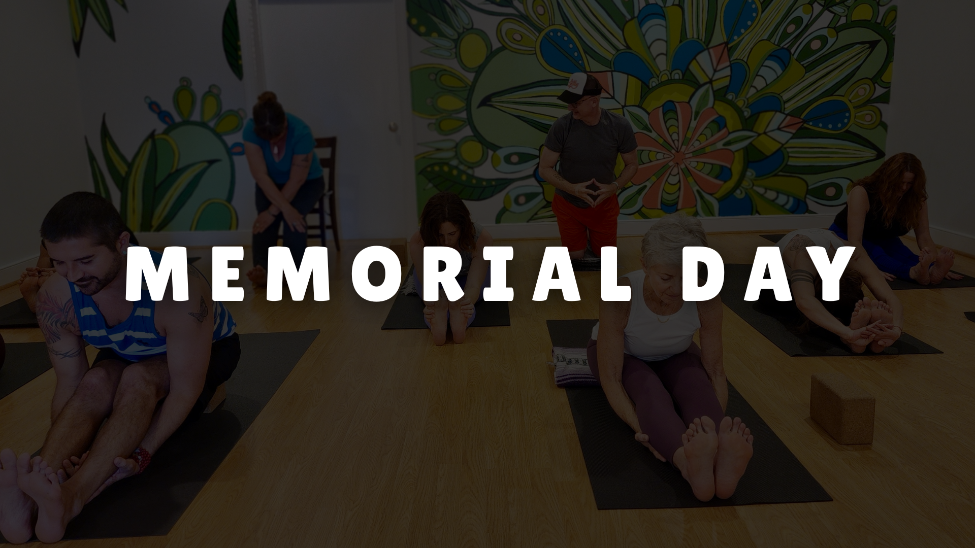 Memorial Day Weekend Studio Schedule
