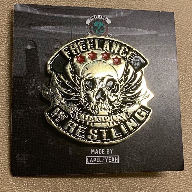 Brand New Merch Alert!! Freelance Championship Pin

From the fine folks @lapelyeah 🤟

Pick these up at the next show for $10

Or can be shipped for $15, just send money (via PayPal) and info to freelancewrestling@gmail.com