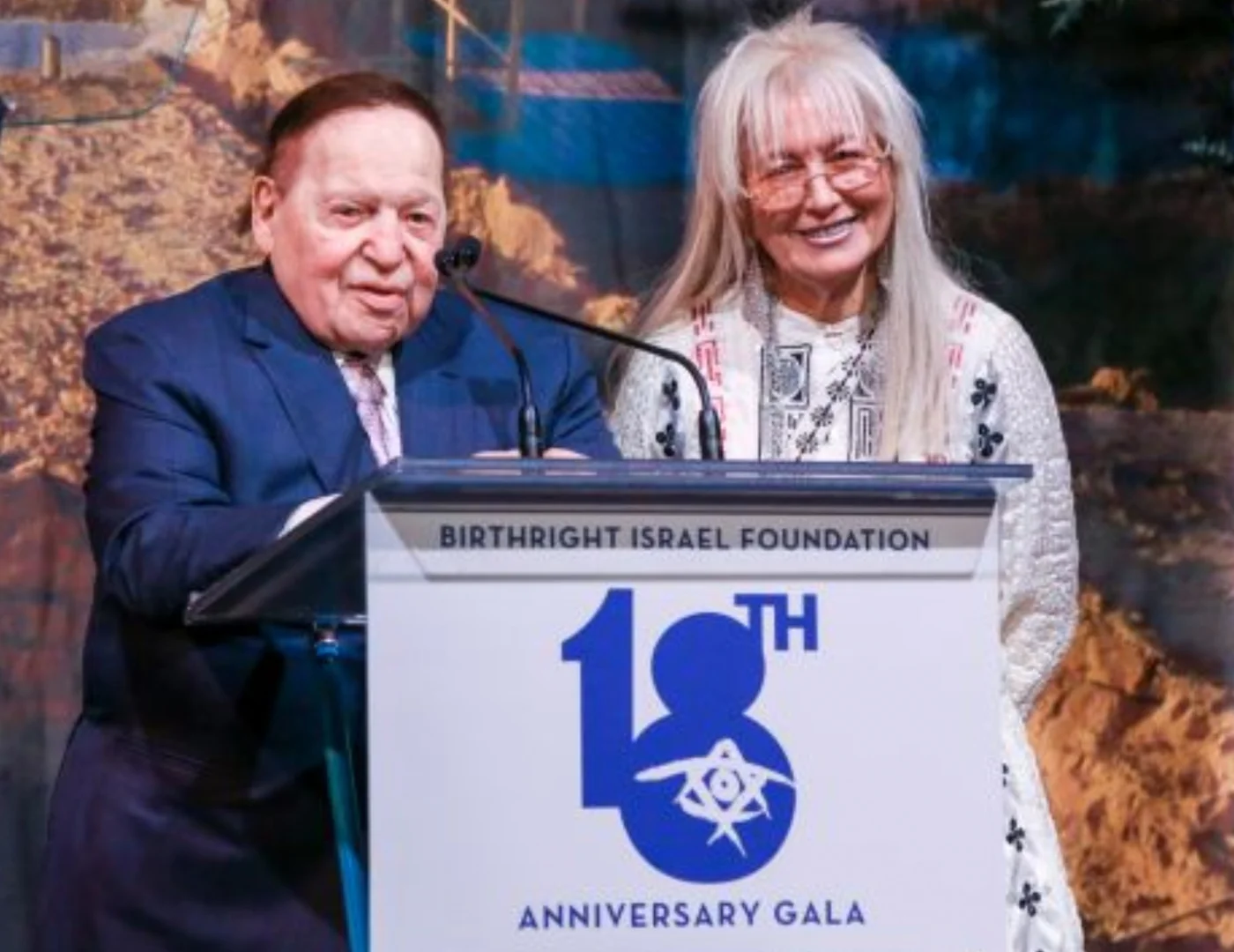 Adelson has given Birthright over $410 million. Image Source: Michael Priest Photography