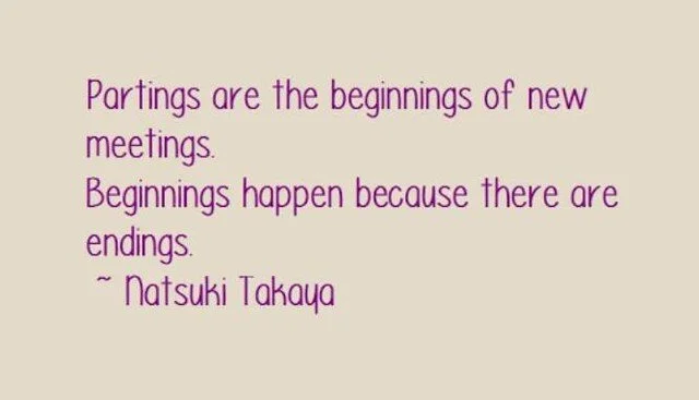 Endings are peculiar. They can be painful, a relief, sad, a nod to a fresh start or a new beginning (always).

In the UK some restrictions have been lifted and this has sparked a flurry of catch-up's with friends, family and colleagues. This can be e