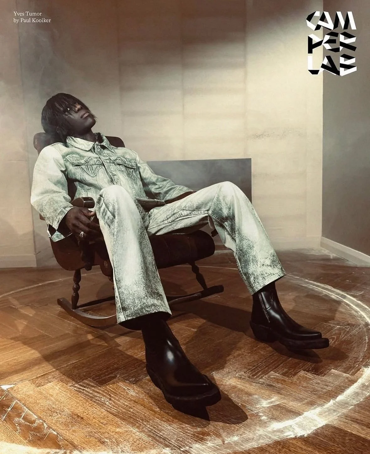 PAUL KOOIKER PHOTOGRAPHS YVES TUMOR FOR CAMPERLAB AT SHOREDITCH STUDIOS