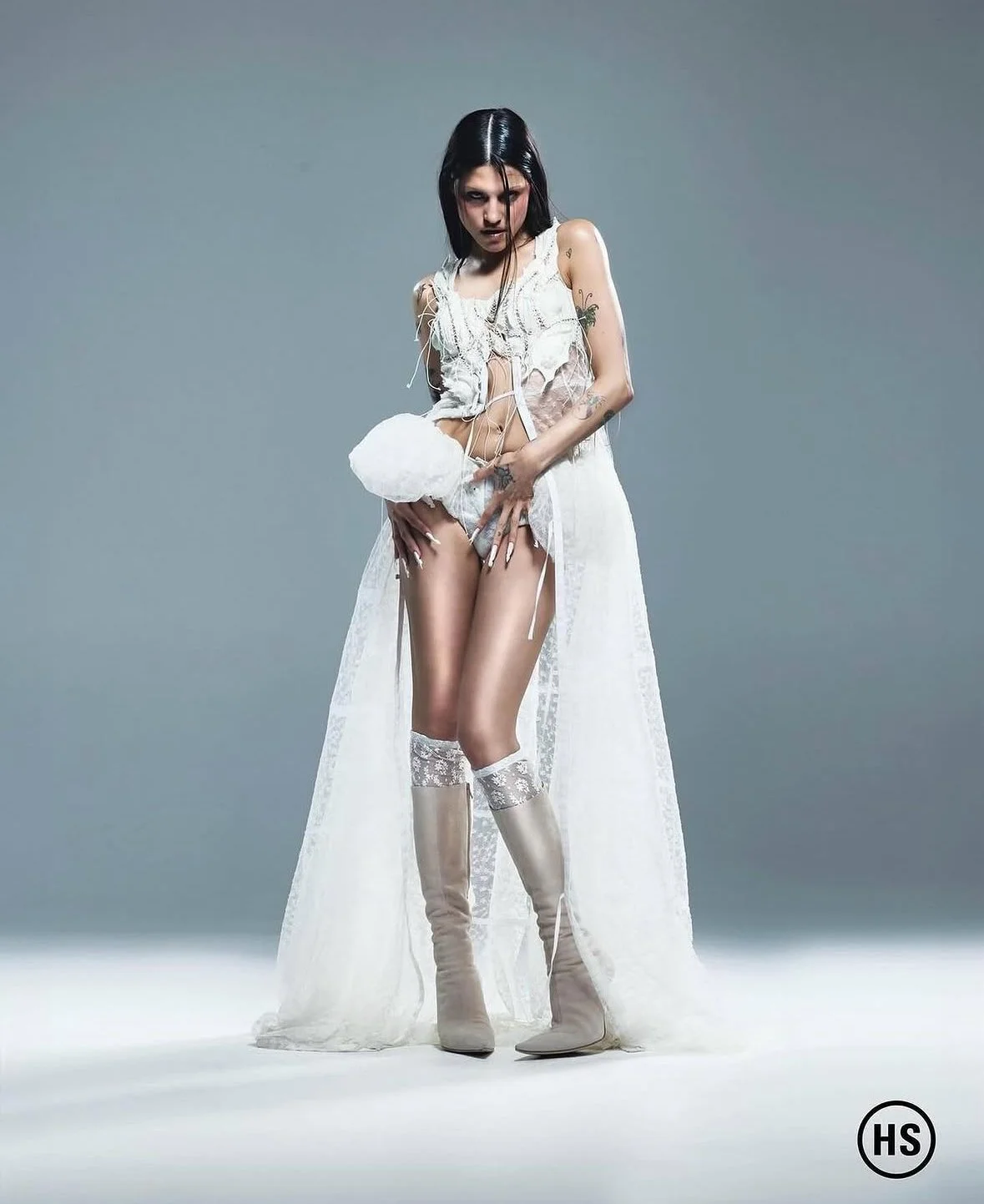 LEANDA HELER PHOTOGRAPHS GABBRIETTE BECHTEL IN STUDIO ONE