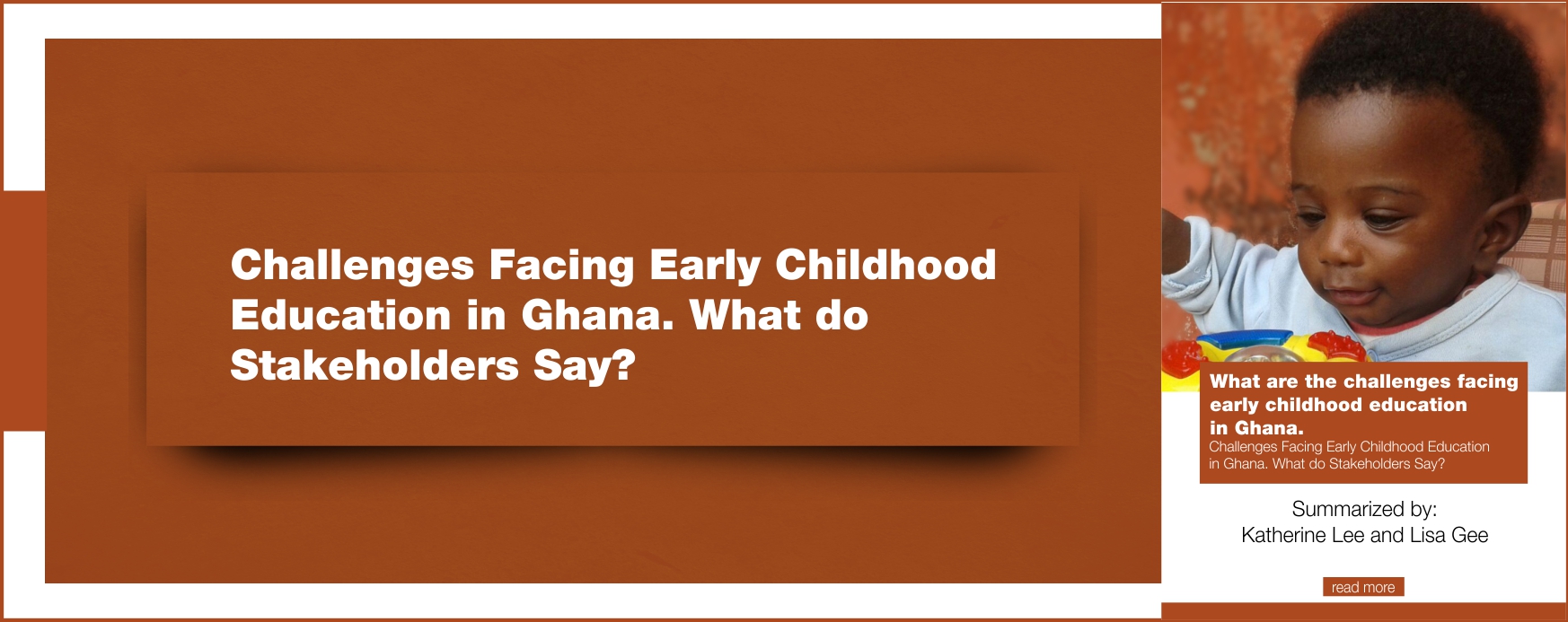 challenges of education in ghana pdf