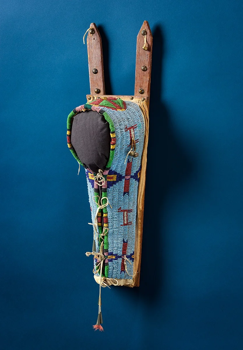Pictorial Beaded Cheyenne Cradle 1870-1880