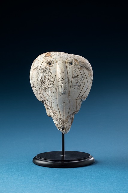 Late Prehistoric Shell "Weeping Eye" Gorget