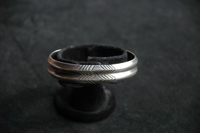 Ingot Double Bangle Late 19th Century