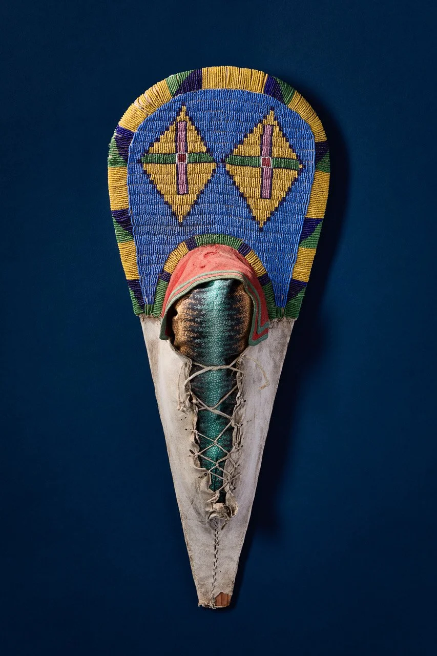 Plateau Beaded Toy Cradle