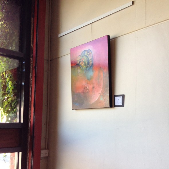 "Window view at The Firehouse Restaurant, Ringwood (Nov 2011 - Feb 2012)"