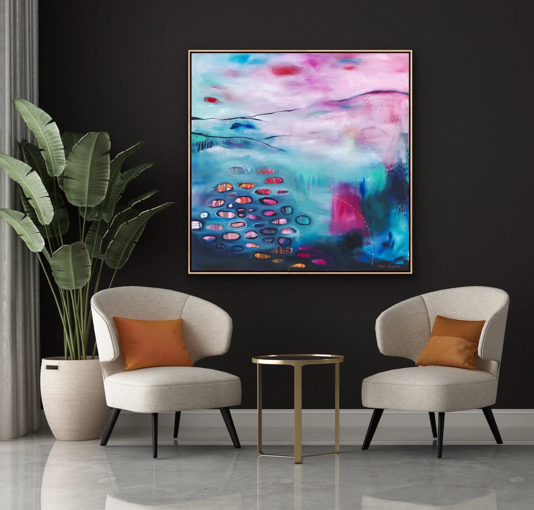 WAITING IN GENTLENESS Canvas Print