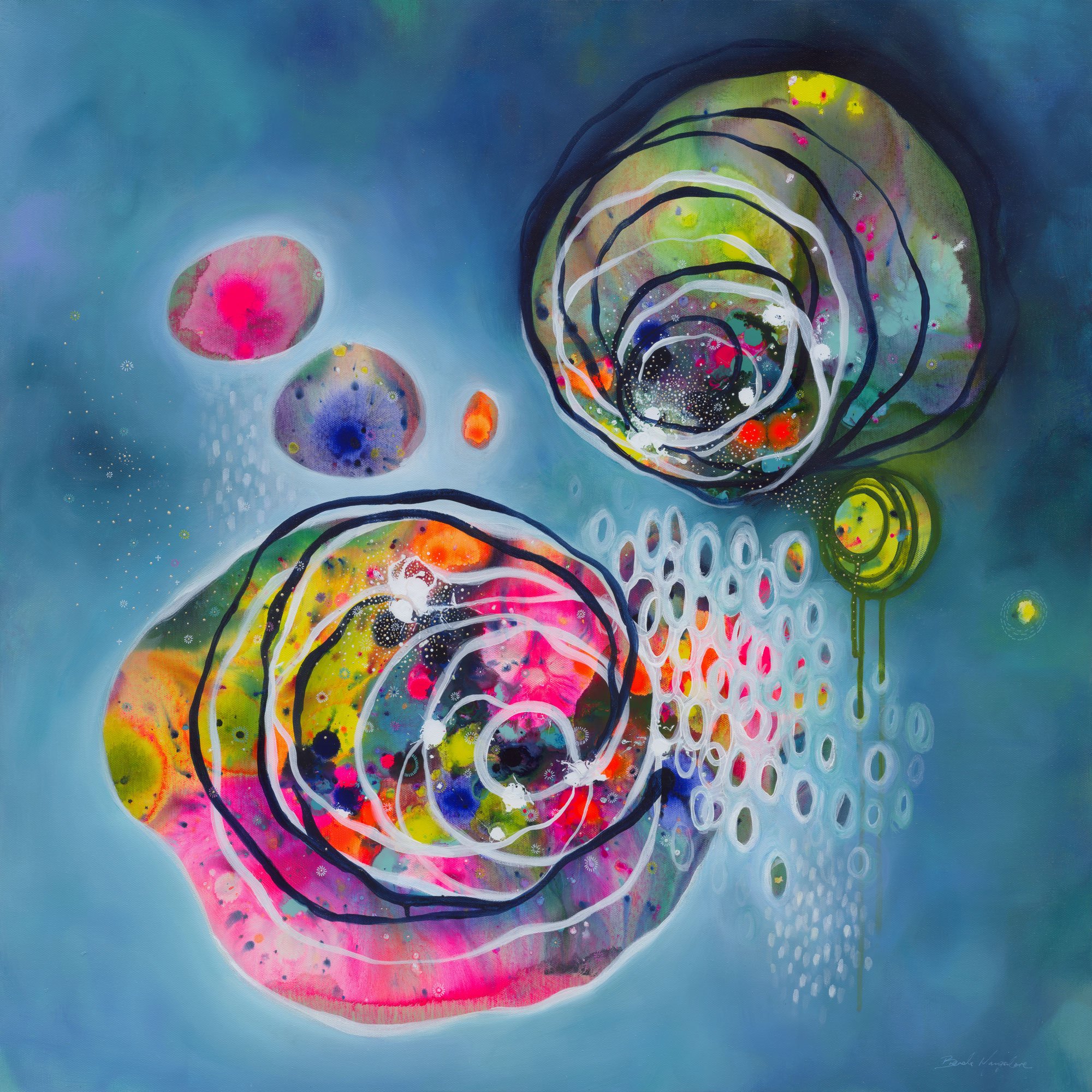 Siren Song of Surrender | 76cm x 76cm