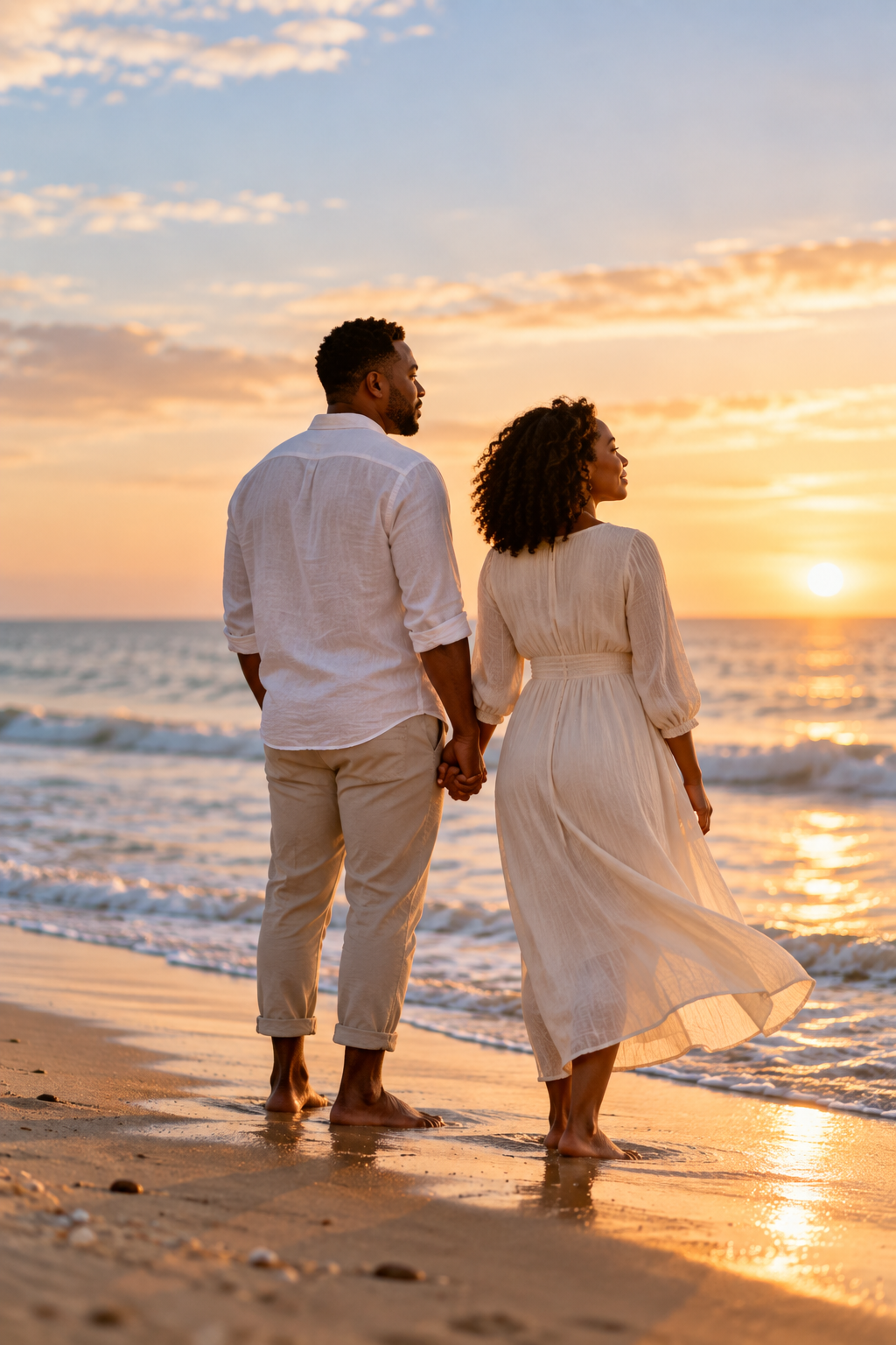 Golden Hour by the Shore.png
