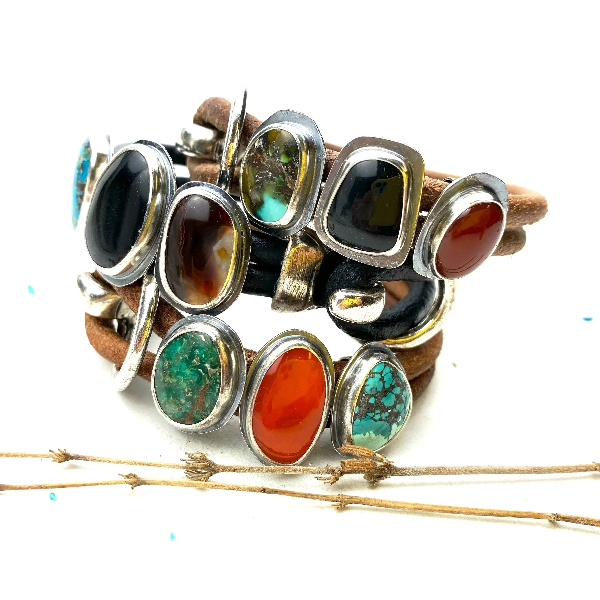 "Make it at Meltdown" Multi-stone Slide Bracelet
