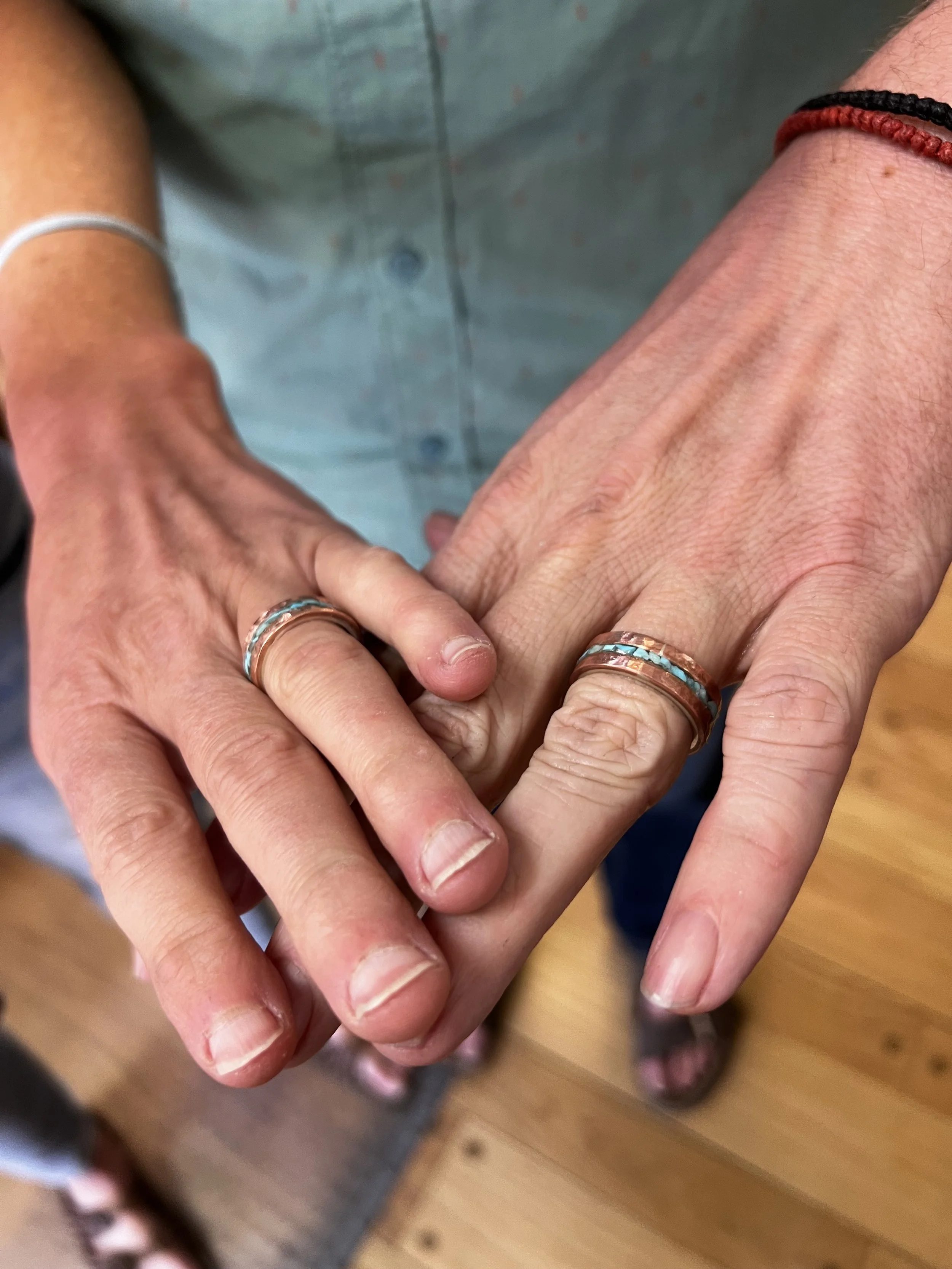A Love Forged in Metal and Stone: Custom