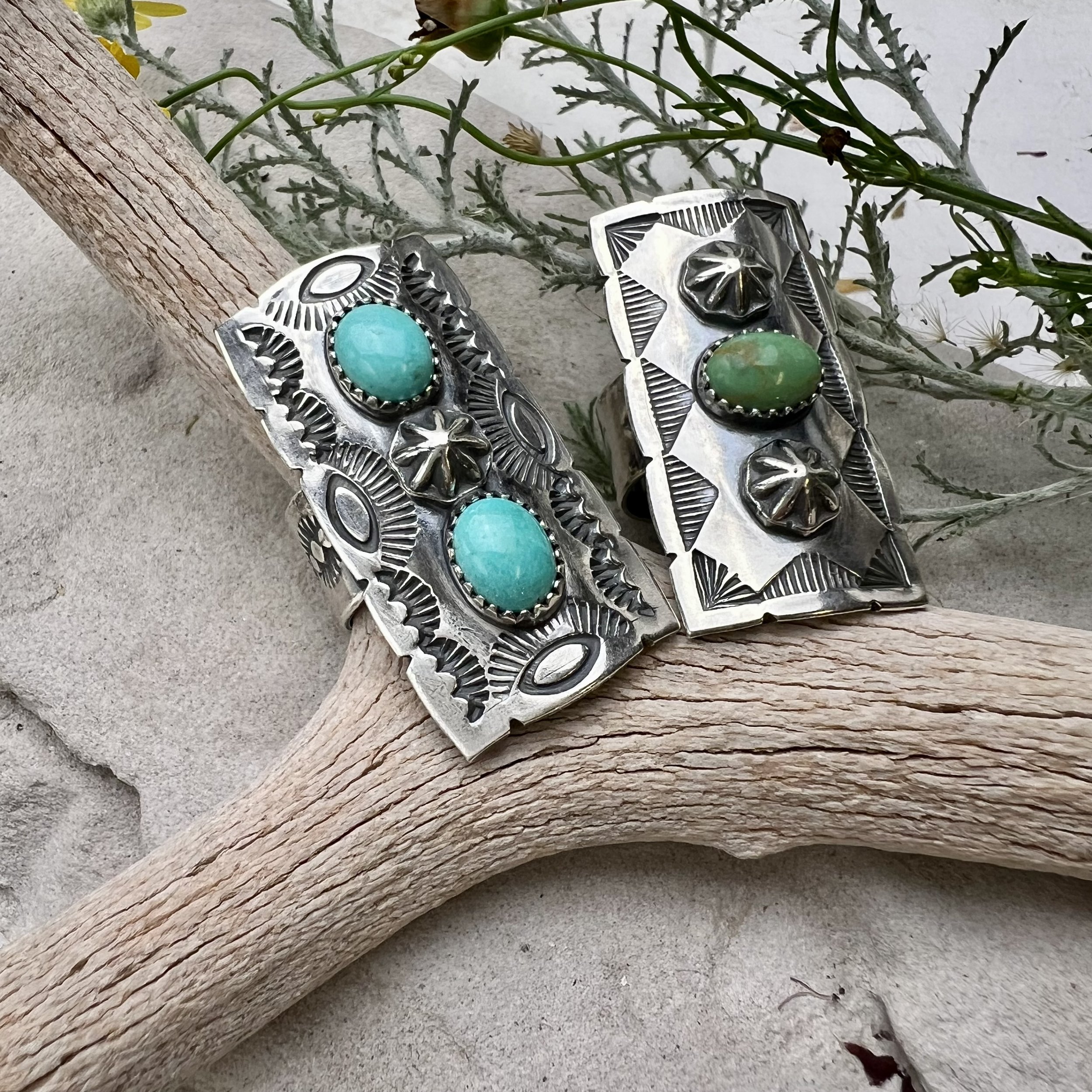 "Make it at Meltdown" Turquoise Shield Ring